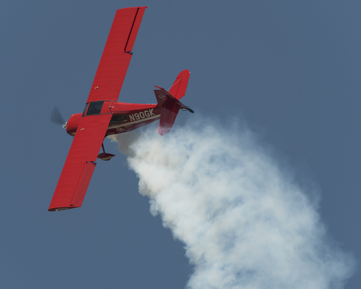 Greg Koontz performing a hammerhead in the Xtreme Decathalon