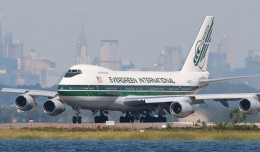 Evergreen freighter