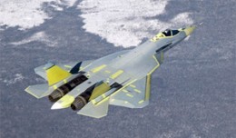Sukhoi T-50 prototype first flight
