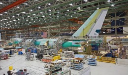 Boeing 747-8 under construction