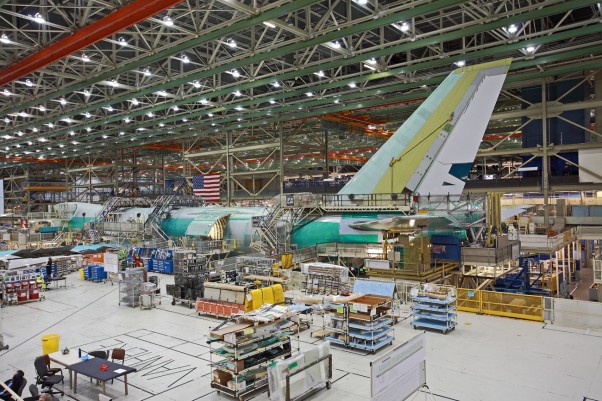 Boeing 747-8 under construction