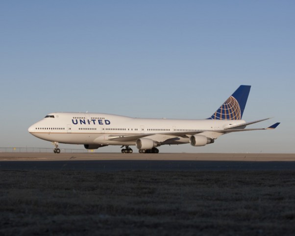 United Continental new livery Boeing 747 N127UA