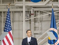 Obama Kennedy Space Center