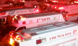 Tel Aviv El Al emergency landing ambulances