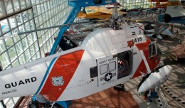 US Coast Guard Sikorsky HH-52A helicopter at Museum of Flight in Seattle.