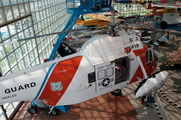 US Coast Guard Sikorsky HH-52A helicopter at Museum of Flight in Seattle.
