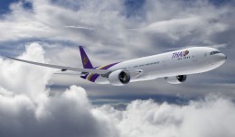 Rendering of a new Thai Airways Boeing 777-300ER (Image courtesy of Boeing)