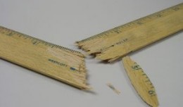 broken ruler
