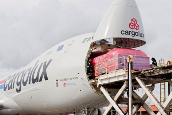 The first Boeing 747-8 Freighter for Cargolux. (Photo by Boeing)