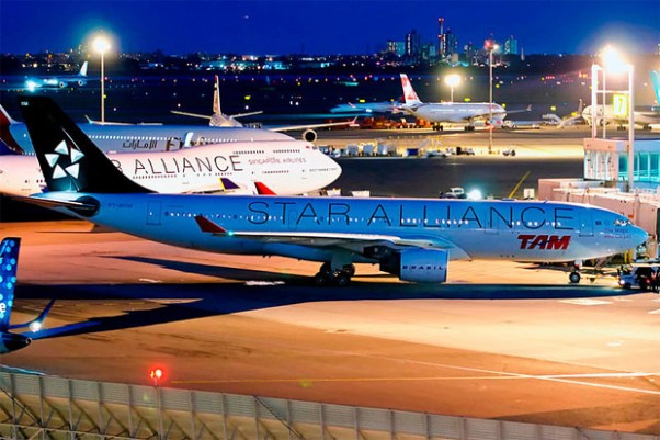 Looks like a Star Alliance party at JFK's Terminal 4