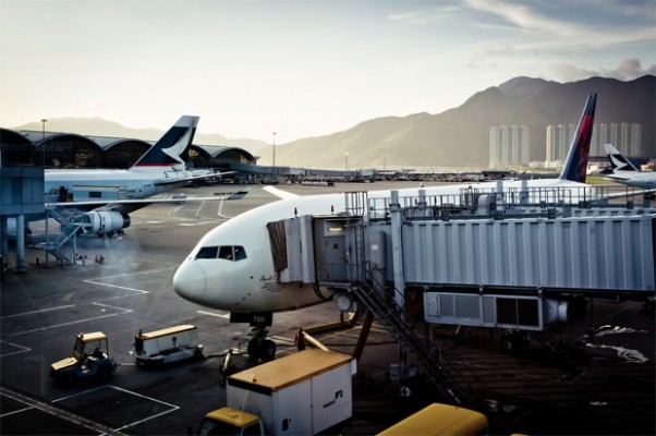 Early morning at HKG