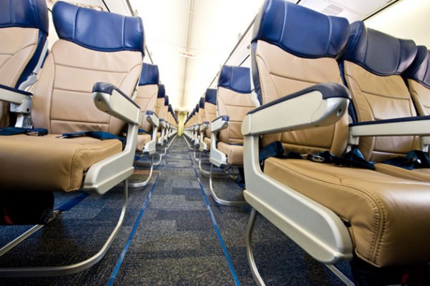 Southwest Airlines new Evolve interior seats.