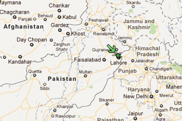 A Cessna 150 crashed near Lahore, Pakistan