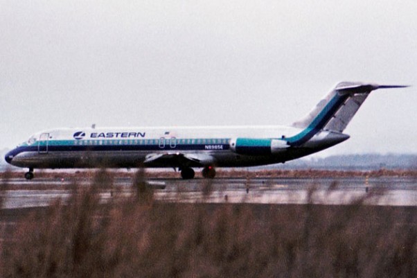 An Eastern Air Lines Douglas DC-9 similar to that which was hijacked on this day in 1970