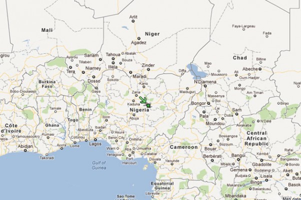 The helicopter went down in the central Nigerian city of Jos