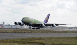 The first Airbus A380 for Thai Airways is the 87th copy of the superjumbo built so far. It will be registered HS-TUA
