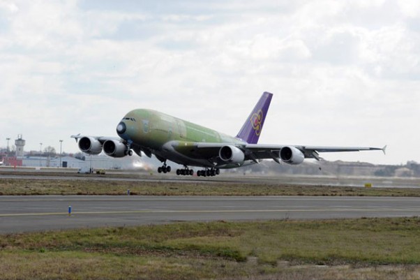 The first Airbus A380 for Thai Airways is the 87th copy of the superjumbo built so far. It will be registered HS-TUA