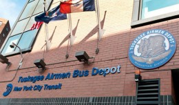 Tuskegee Airmen Bus Depot in New York