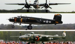 Over a dozen North American B-25 Mitchell bombers gathered in Ohio this month. (Photo by Bryan Heim/NYCAviation)