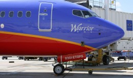 Southwest's first Boeing 737-800 (Warrior One, N8301J) about to depart Fort Lauderdale for Chicago Midway on its second revenue flight.