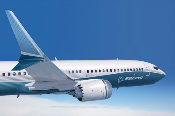 Rendering of a Boeing 737-9 MAX with the new Advanced Technology Winglet. (Image by Boeing)