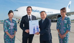 MAS Group takes delivery of its first Airbus A380, 9M-MNA. (Photo by Airbus/P. Pigeyre)