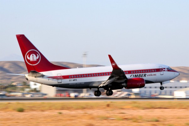 A Cimber Sterling Boeing 737-700 (OY-MRS) seen taking off from Alicante, Spain. (Photo by PatxikuD5000, published under a CC BY-NC-ND license.)