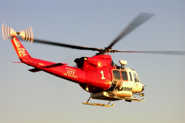 Los Angeles City Fire Department Air Ops 1, a Bell 412 (N301FD). (Photo by Alan Radecki, via Wikipedia)
