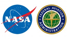 NASA and FAA logos