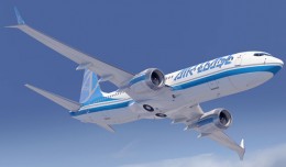 Rendering of Boeing 737 MAX 8 wearing Air Lease Corporation livery. (Image by Boeing)