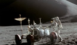 Apollo 15 Lunar Rover. (Photo by NASA)