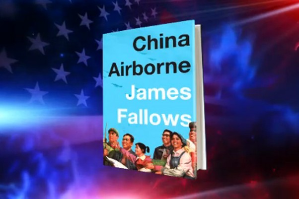 China Airborne book cover on Colbert Report