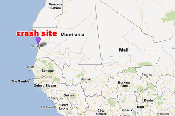The Harbin Y-12 transport plane crashed near the capital. (Map by Google/Matt Molnar)