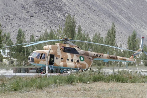 Pakistan Army Mil Mi-17 helicopter. (Photo by Waqas Usman, CC BY-SA, via Wikipedia)