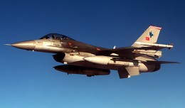 Turkish Air Force General Dynamics F-16 jet.