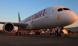 Ethiopian's first 787 Dreamliner. (Photo by Jeremy Dwyer-Lindgren/NYCAviation)