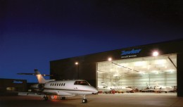 Hawker Aircraft Services at Little Rock Airport. (Photo by Hawker Beechcraft)