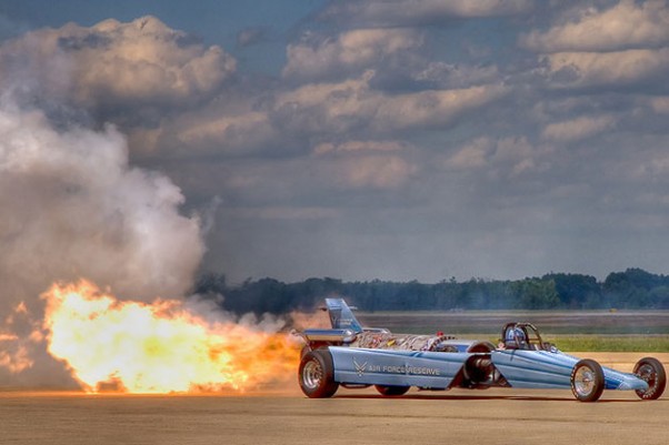 Filling your car with jet fuel is only acceptable if it has a jet engine. (Photo by Skip Steuart via Flickr, CC BY-NC-ND)