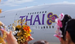 Thai Airways first Airbus A380. (Photo by Airbus)