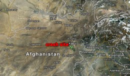 The helicopter crashed in Afghanistan's Logar province, south of Kabul. (Map by Google Maps/NYCAviation)
