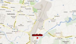 The Dornier Do 228 crashed just outside the airport. (Map by NYCAviation/Google Maps)