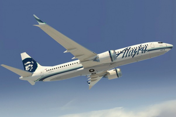 Rendering of an Alaska Airlines Boeing 737 MAX 8. (Image by Boeing)