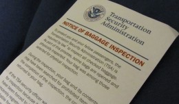 TSA baggage inspection notice. (Photo by lynn.gardner via Flickr, CC-BY-NC-SA)