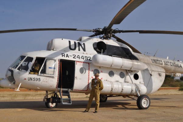 A United Nations Mil Mi-8 helicopter (RA-24492). (Photo by Sudan Envoy via wikimedia, CC-BY)