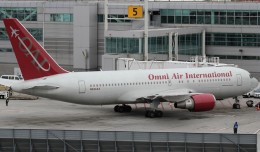 An Omni Air International Boeing 767-200ER (N234AX) at JFK Terminal 4. (Photo by Kaz T.)