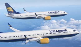 Icelandair Boeing 737 MAX 8 and 737 MAX 9. (Rendering by Boeing)