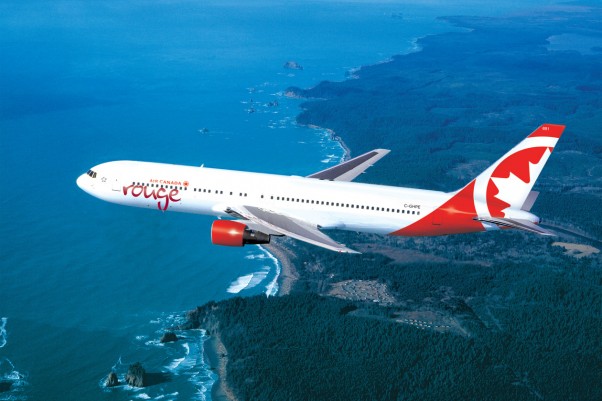 Air Canada Rouge Boeing 767-300ER. (Rendering by Air Canada rouge)