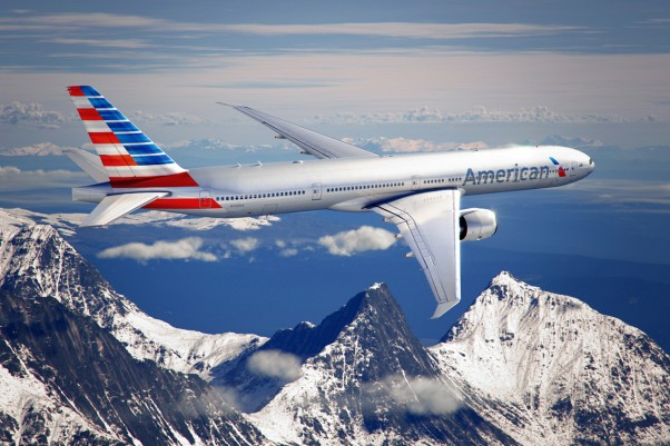 Rendering of the new American Airlines livery on a Boeing 777-300ER. (Image by American Airlines)