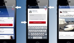 Fly Delta iOS social sharing graphic