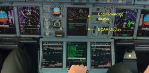 Image taken during the occurrence flight; supplied by a flight crew member.